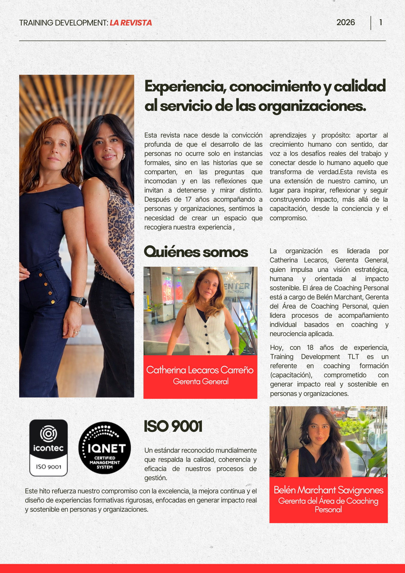 Nuestro Origen, página 1